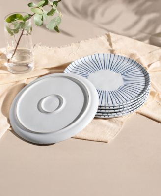 Elemento Stoneware Dessert Plates, Set of 6