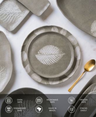 Seiva Stoneware Dinner Plates, Set of 6