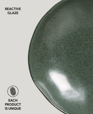 Stoneware Salad Bowls, Set of 6