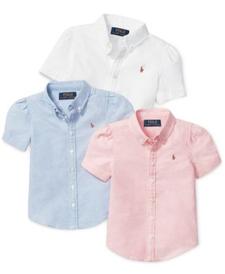 polo ralph lauren solid oxford shirt