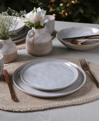 Stoneware Dinner Plates, Set of 6