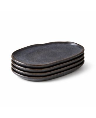 Medium Shallow 11" Oval Platters, Set of 4