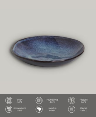 Stoneware Salad Bowls, Set of 6