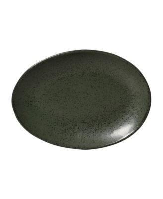 Stoneware Oval Dessert Plates, Set of 6