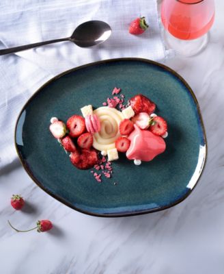 Stoneware Oval Dinner Plates, Set of 6