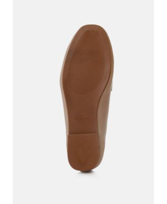 Womens Tassilo Timeless Faux Leather Horsebit Loafers