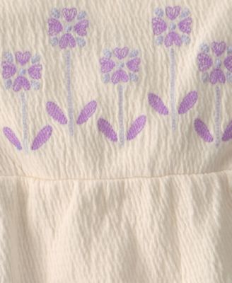 Baby Girls' Floral Top & Shorts, 2-Piece Set