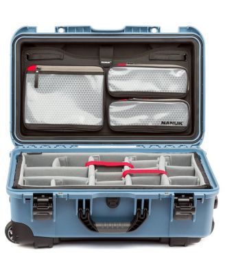 935 Wheeled Waterproof Hard Case Pro Photo Kit, Limited Edition Cyan Blue