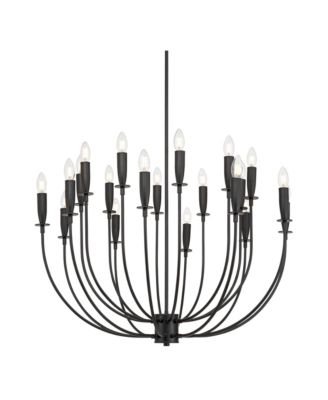 Possini Euro Lloyd Wide 20-Light Modern Chandelier