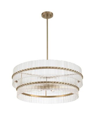 Emerson Matte Glass 6-Light Tiered Chandelier