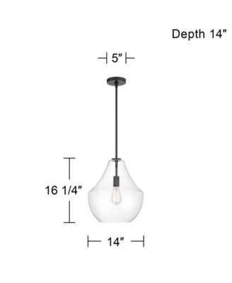 Possini Euro Stephanie Seeded Glass Pendant Light