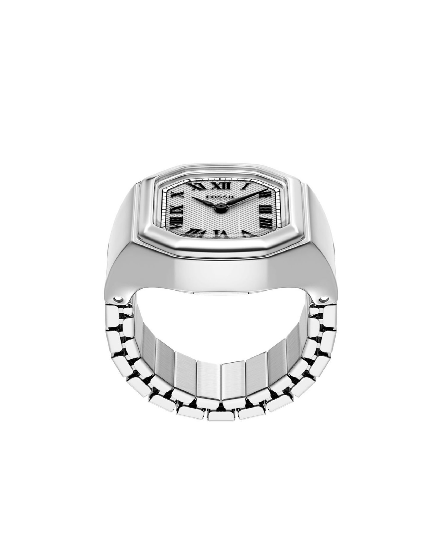 Women's Harlow Watch Ring Two-Hand Stainless Steel Ring Watch 15mm