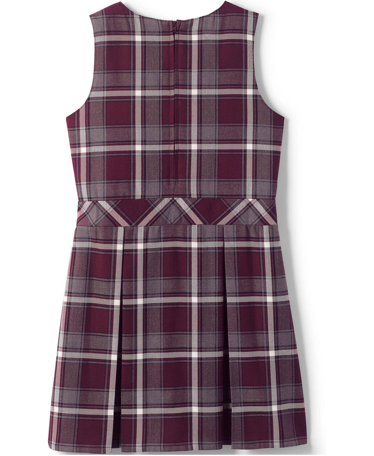 Big Girls Plaid Jumper Top of Knee