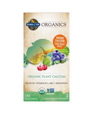 Garden of Life Plant Calcium 180 Tabs 50$
