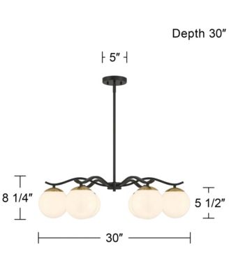 Possini Euro Newall 30" Wide  6-Light Chandelier