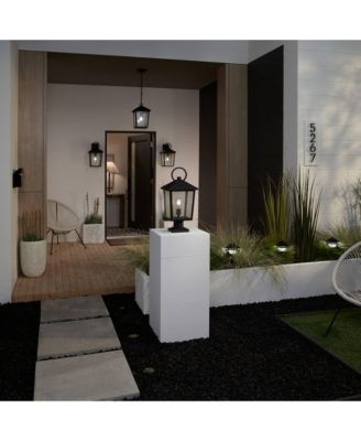 Westmont High Modern Outdoor Pendant Light Fixture Ceiling Porch House Hanging Sand Glass Shade