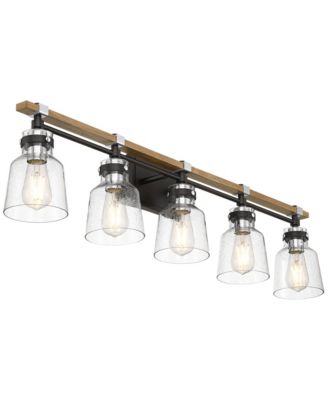 Broadway 41" High 5 Light Bathroom Vanity Wall Lamp Light Fixture Mount Over The Sink Mirror