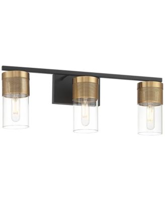 Berlin 23 1/2" High Modern 3 Light Bathroom Vanity Wall Lamp Light Fixture Mount Hardwired