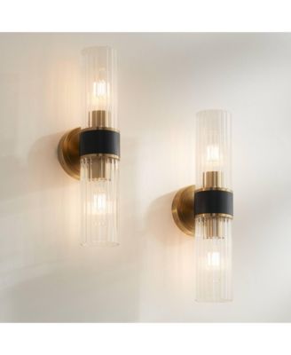 Idyl 16 1/4"H Warm 2-Light Bath Light Set of 2