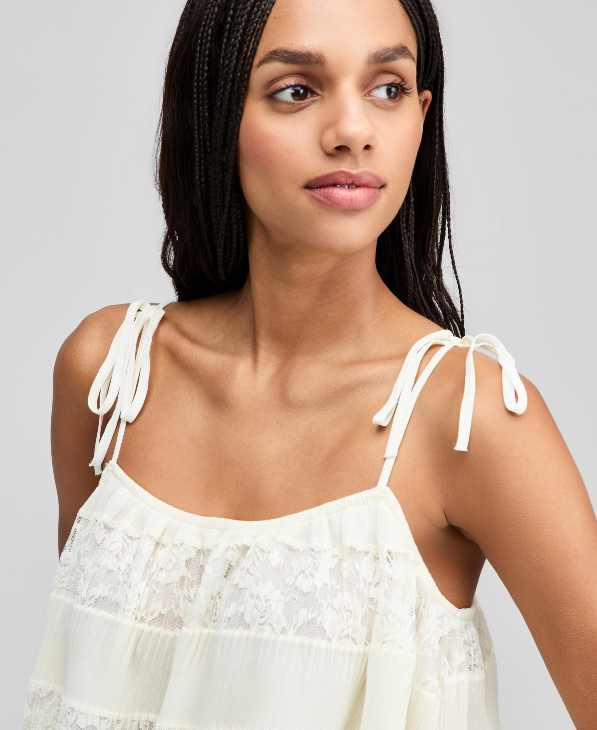 And Now This Women's Lace High-Low Top, Macy's Exclusive