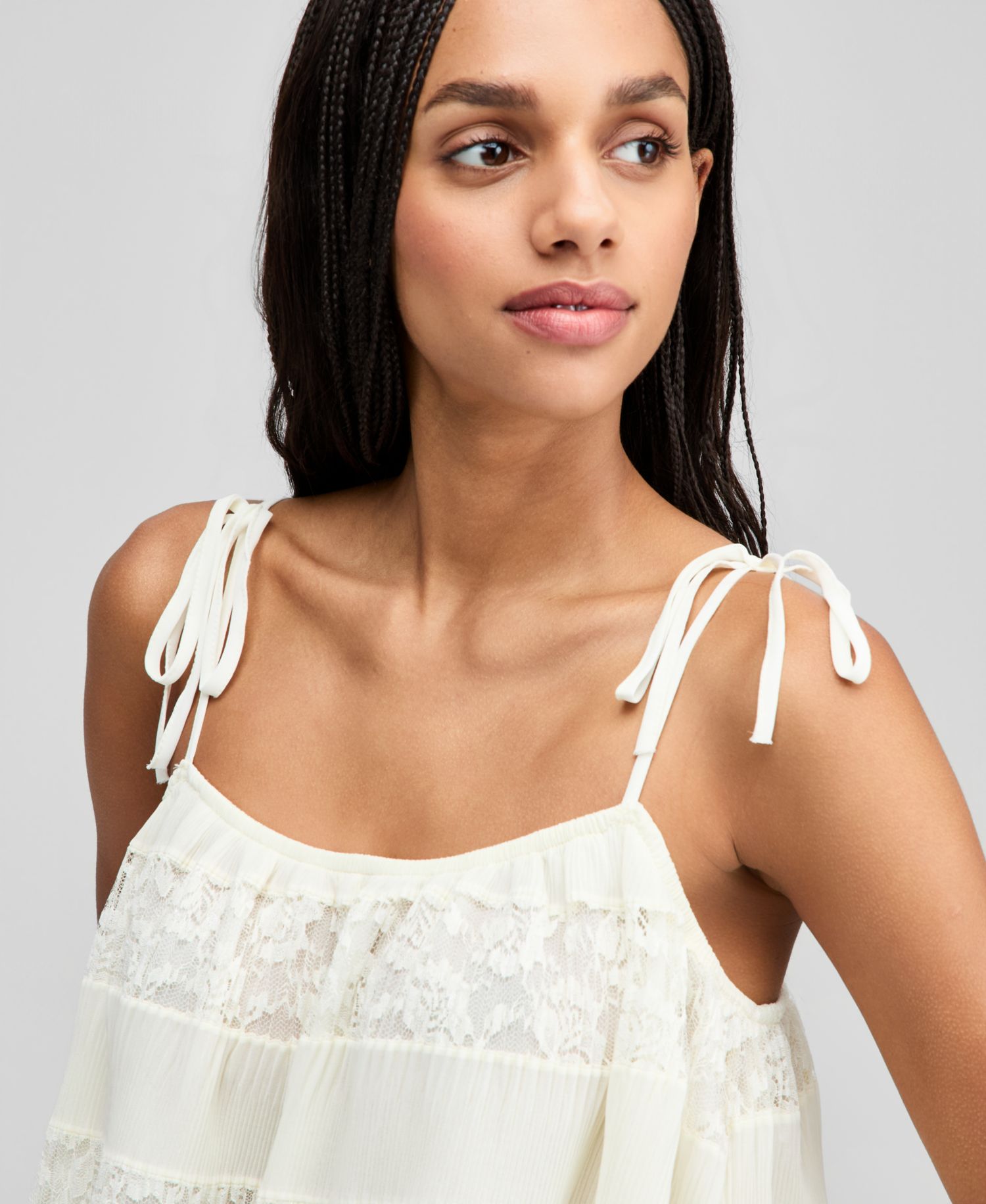 Women's Lace High-Low Top