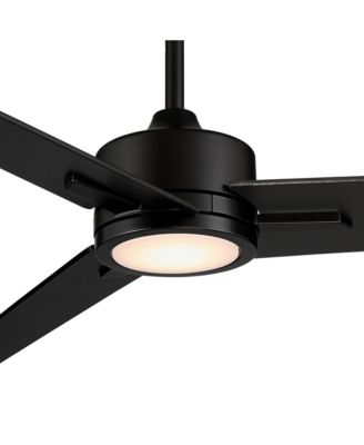 60" Monte Largo Matte LED Ceiling Fan w/ 12" Rod
