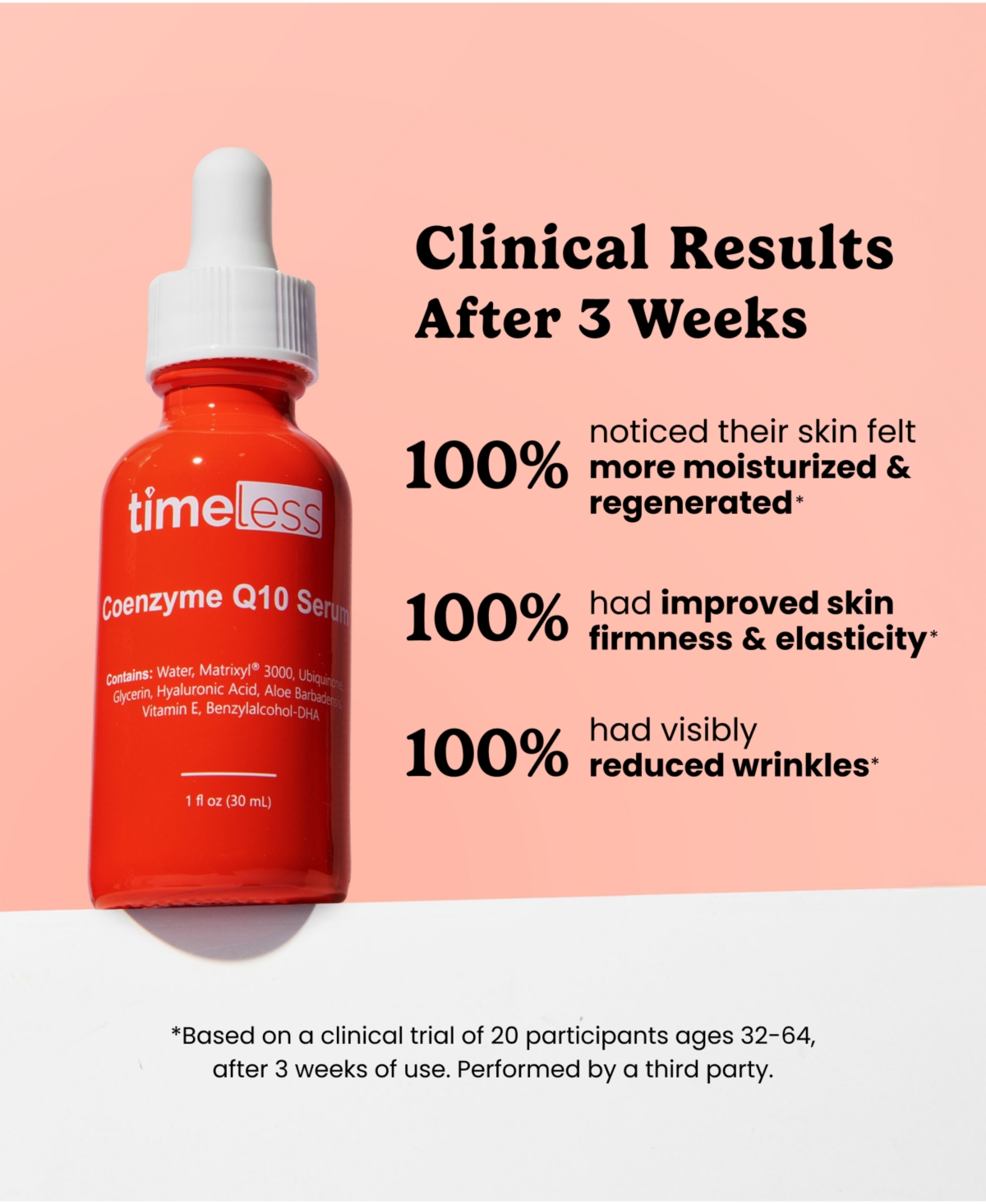 Timeless Skin Care Coenzyme Q10 + Peptides Serum