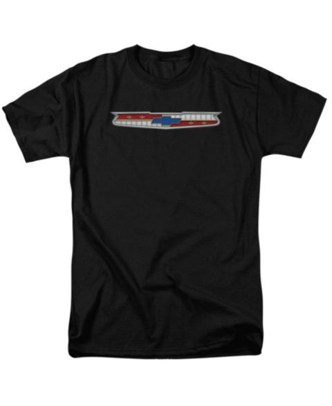 Мужская футболка Logovision Chevrolet 56 Bel Air Emblem, цвет: Чёрный