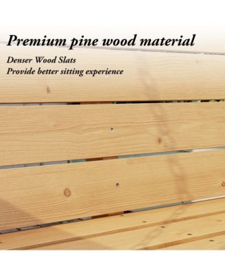 Solid Wood Pavilion Style Swing Chair, Garden Swing, Porch Swing