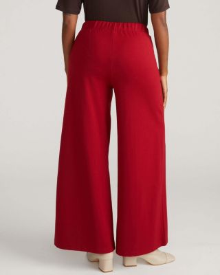 Plus Size Pam Pintuck Wide Leg Ponte Pants