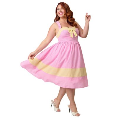 Plus Size Picnic Pretty Swing Dress