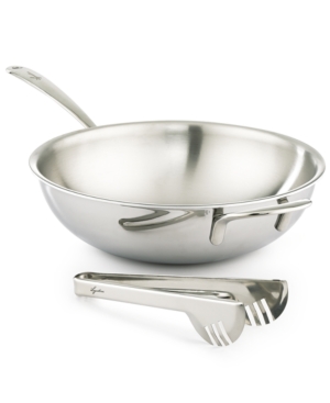 UPC 032406012264 product image for Lagostina 12 inch Deep Saute Pan with Tongs | upcitemdb.com