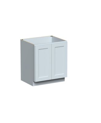 Width 30 Inch Full Height Door Base Cabinet with Full Overlay HDF Door and Dovetail Drawer