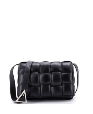 Small Cassette Crossbody Bag Maxi Intrecciato Leather