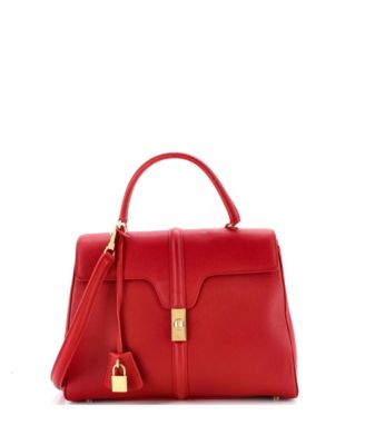Medium 16 Top Handle Bag Grained Calfskin