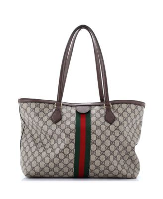 Medium Ophidia Shopping Tote GG Coated Canvas