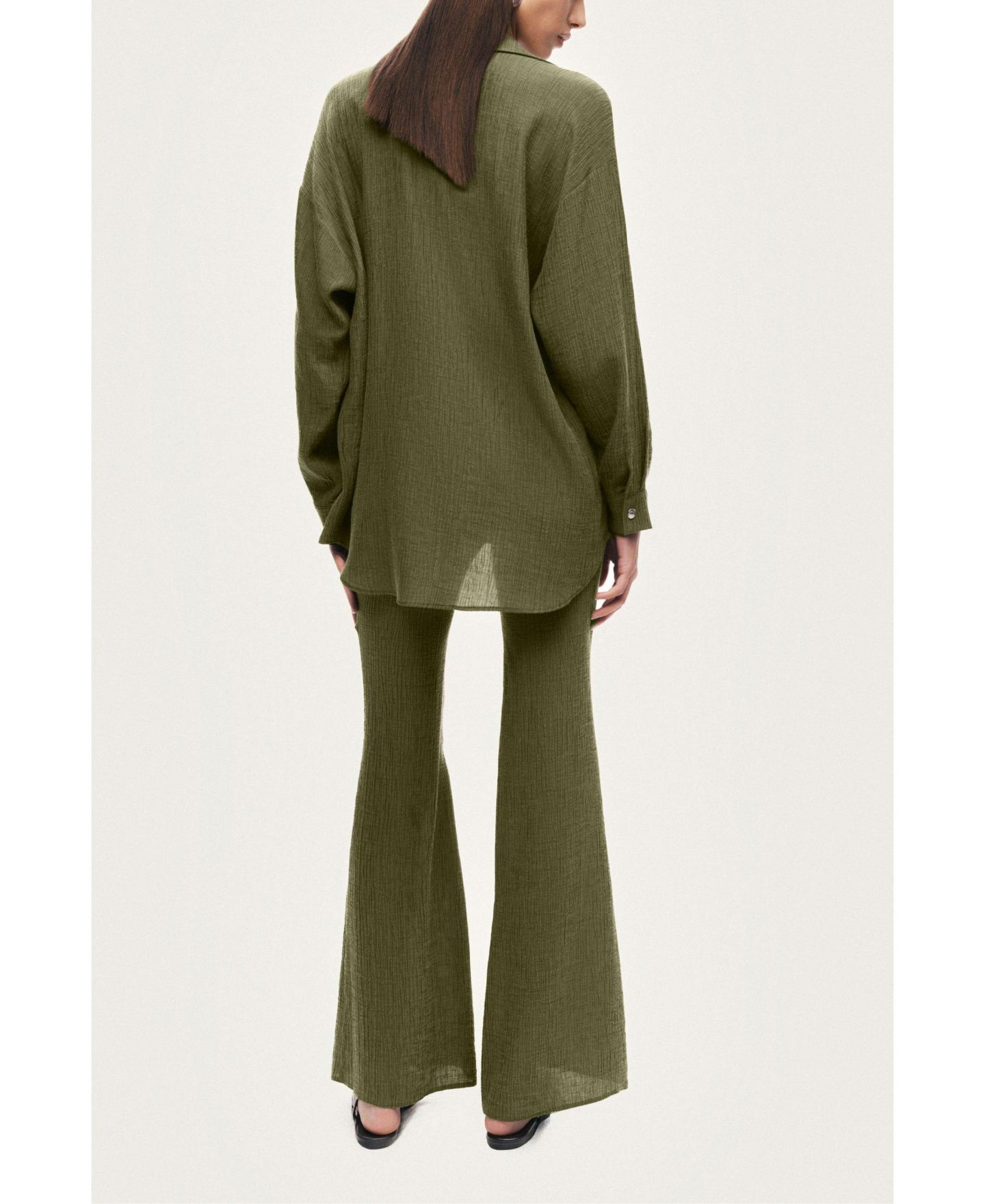 Женская рубашка NOCTURNE Relaxed Button-Down — фото 4