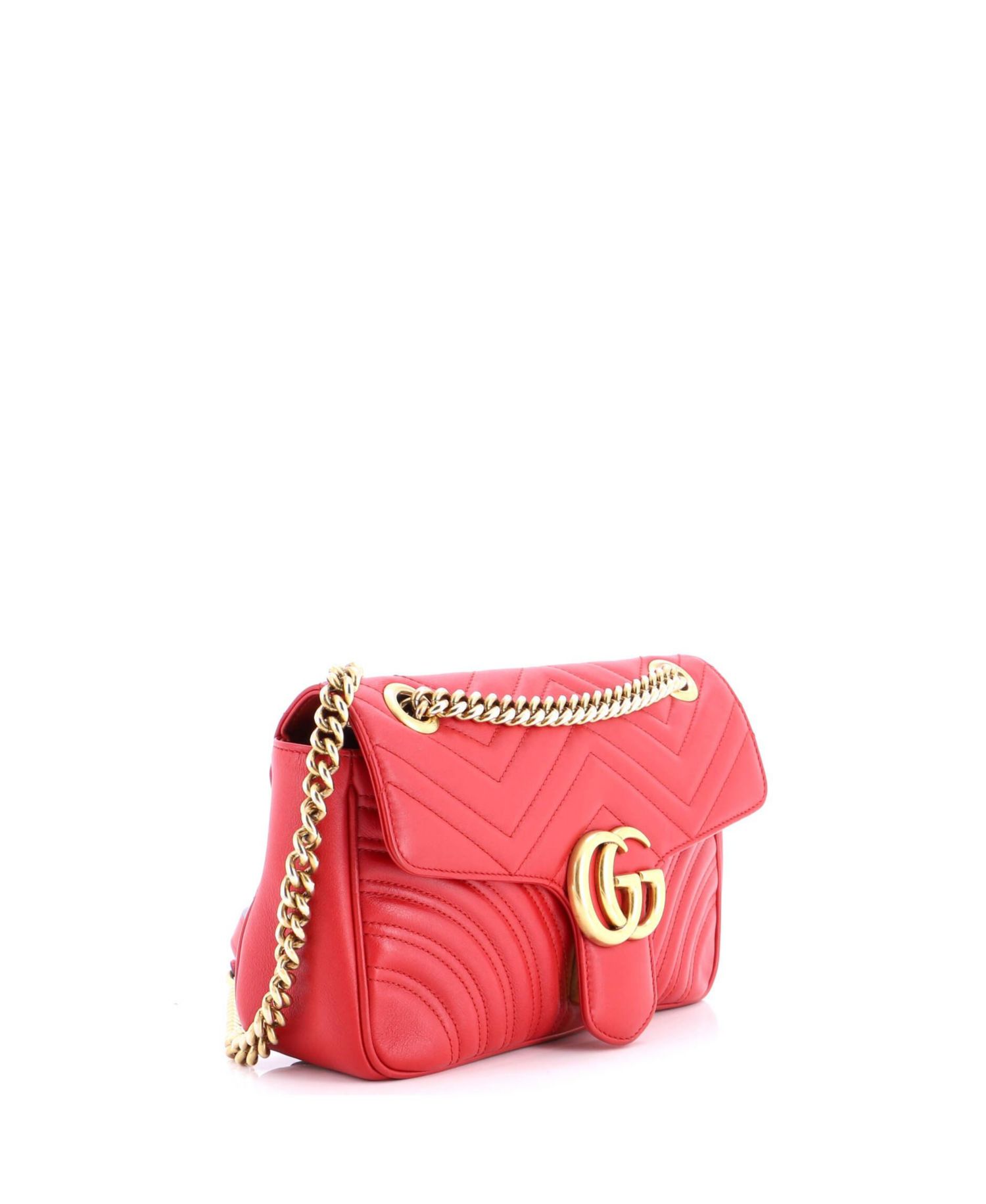 Medium GG Marmont Flap Bag Matelasse Leather