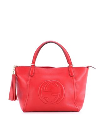 Small Soho Convertible Top Handle Bag Leather