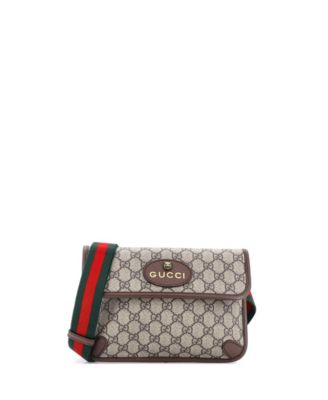 Pre-Owned Gucci Neo Vintage Flap Belt Bag GG Coated Canvas  display picture 3