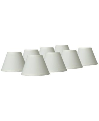 Set of 8 Empire Lamp Shades High Candelabra Clip-On Fitting