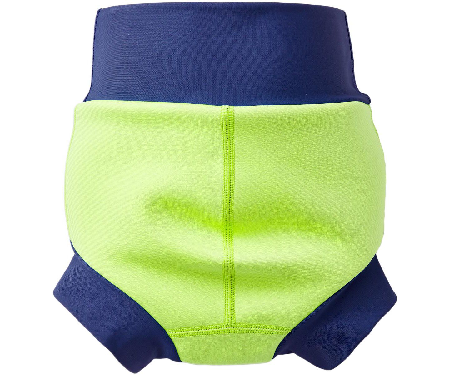 Splash About Baby Happy Nappy Swim Diaper, цвет: Лаймовый / Тёмно-синий — фото 3