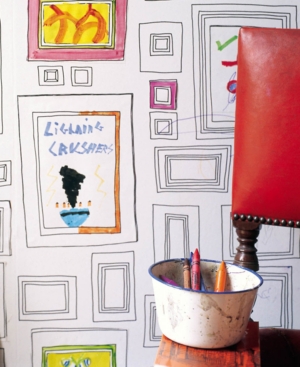 Graham & Brown Funky Frames Wallpaper, $32.99