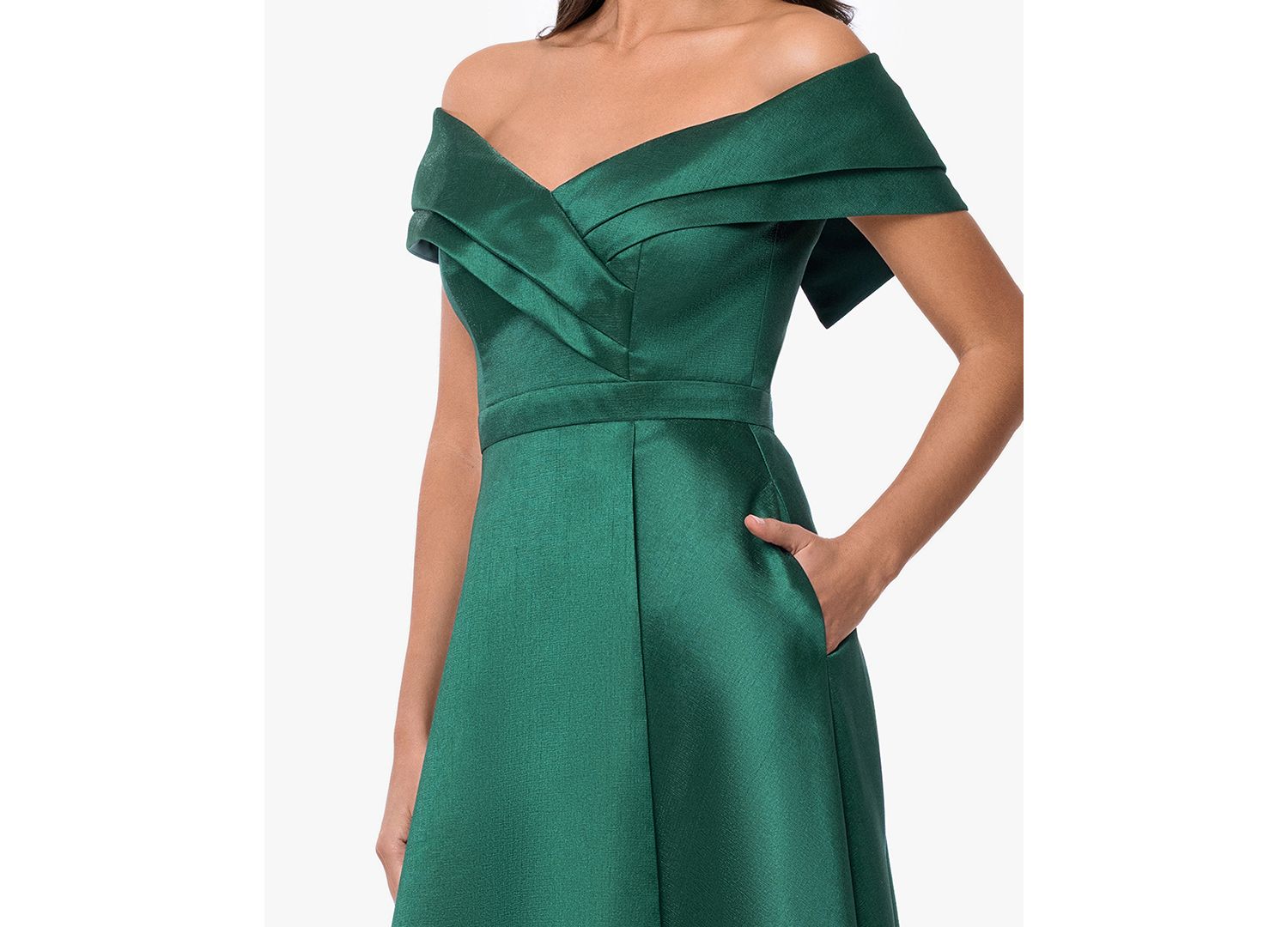 Women's Off-The-Shoulder Sweetheart Neck Ball Gown