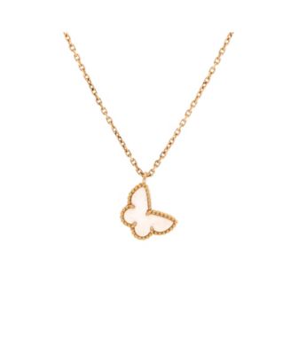 Sweet Alhambra Butterfly Pendant Necklace