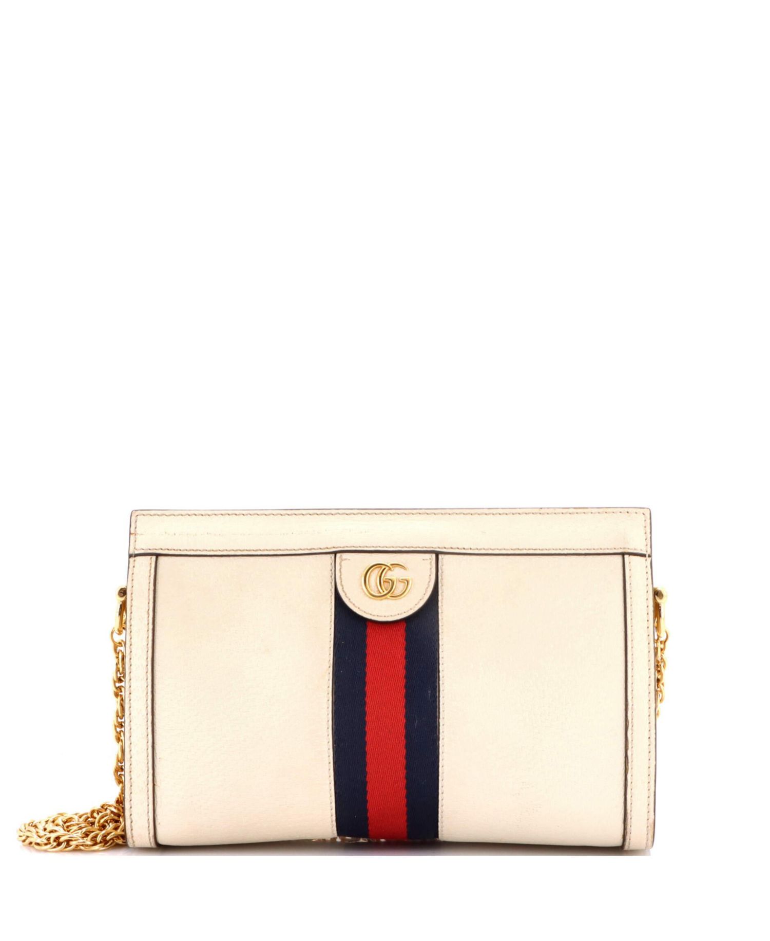 Small Ophidia Chain Shoulder Bag Leather