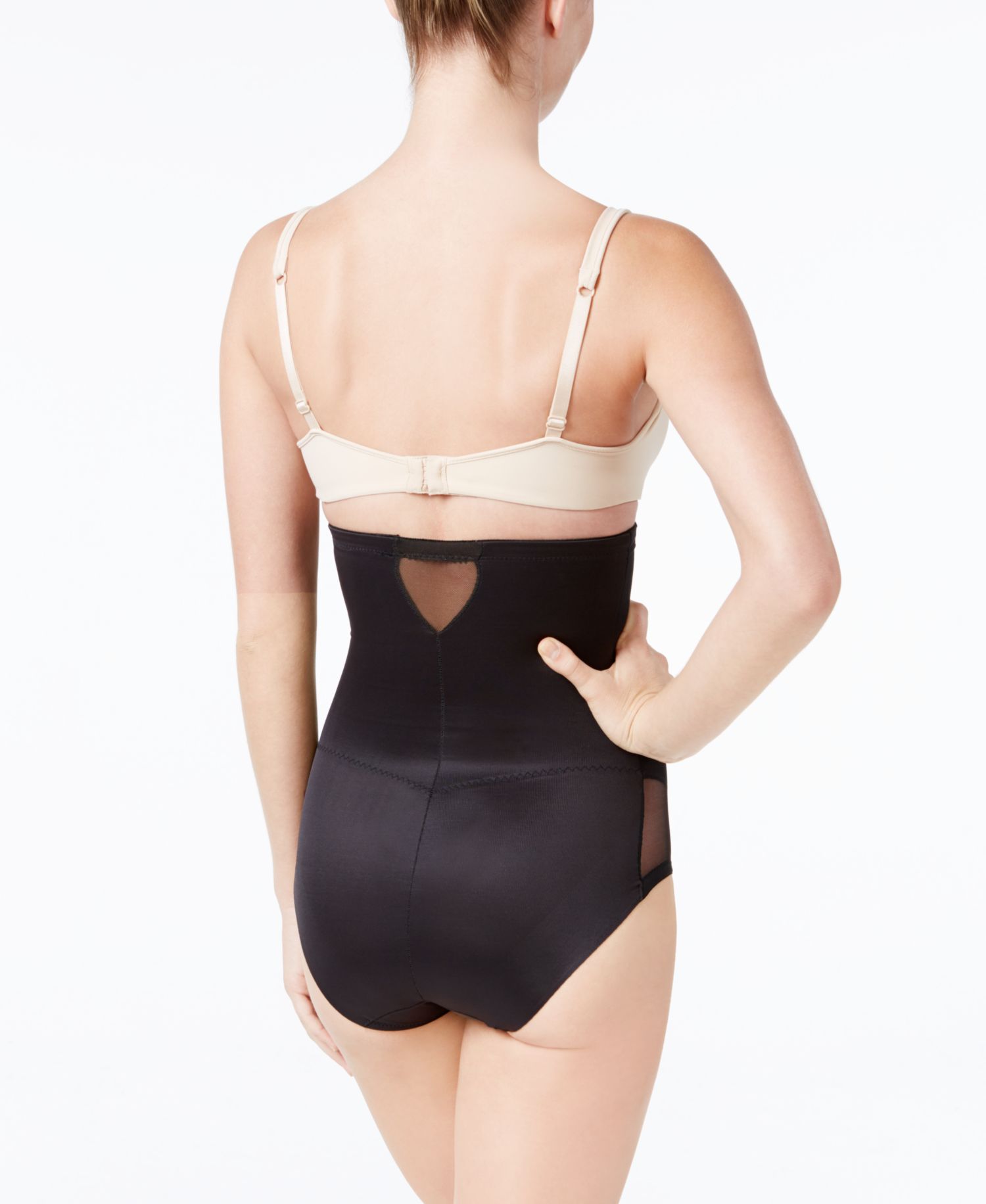 Women's Extra Firm Tummy-Control Sheer Trim High Waist Brief 2785