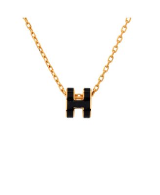 Pre-Owned HERMES Pop H Pendant Chain Necklace - Enamel metal 775$