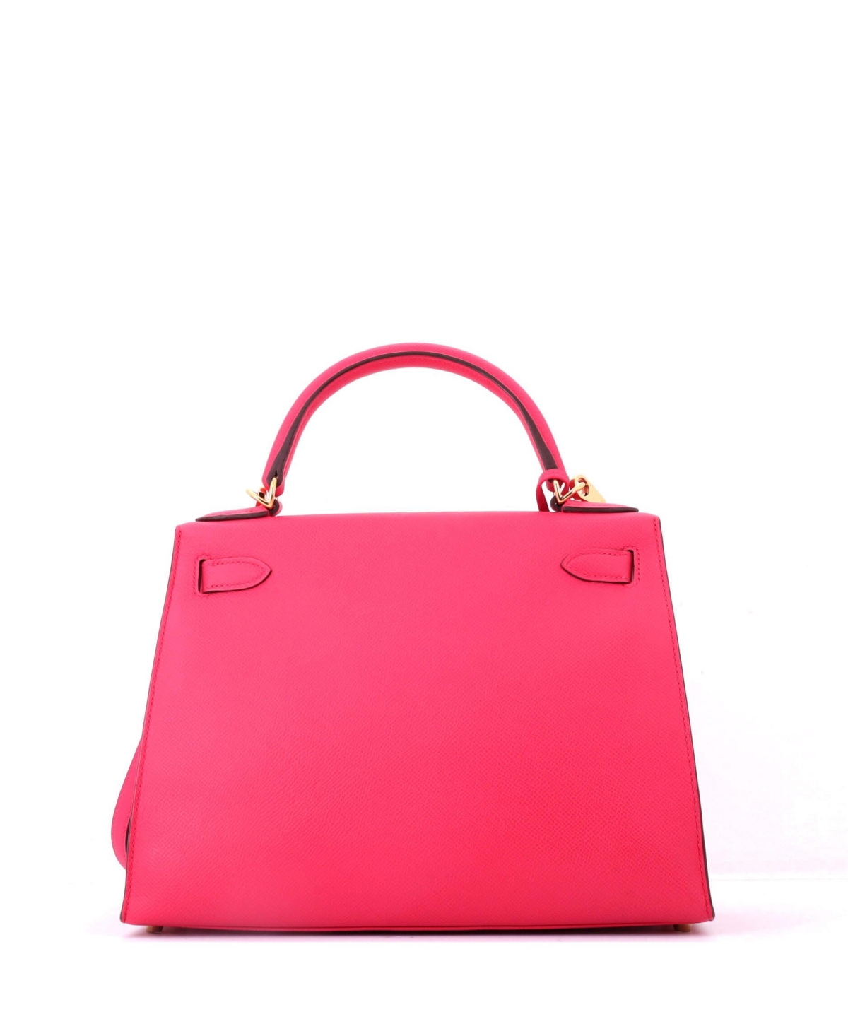 Pre-Owned HERMES Kelly 28 Handbag Pink Epsom with Gold Hardware