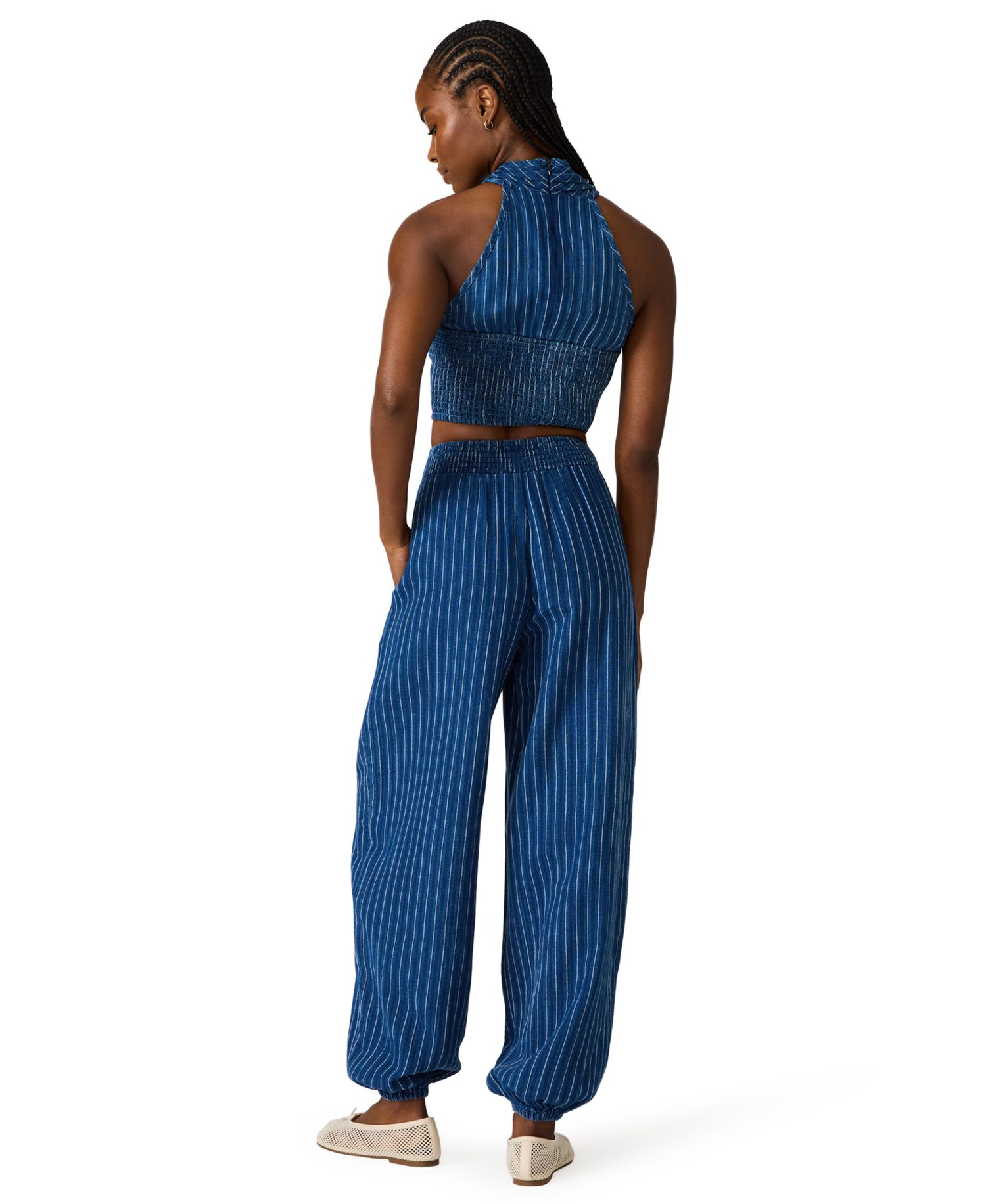 Women's Mid-Rise Pull-On Balloon Pants